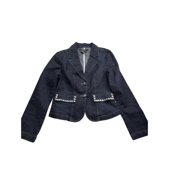 Rampage | Jackets & Coats | Vintage Y2k Rampage Womens Denim Blazer ...